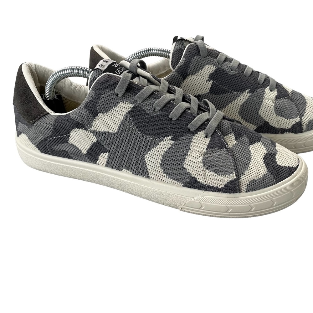 Vintage Havana Gray and White Sneakers